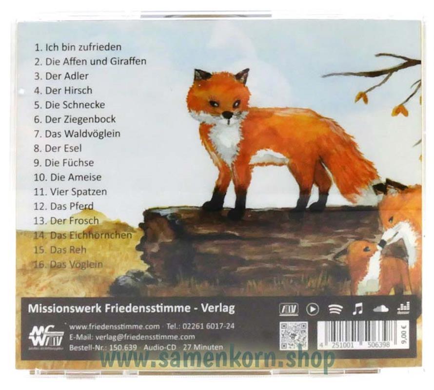 Tierlieder für Kinder - Set / Buch + CD