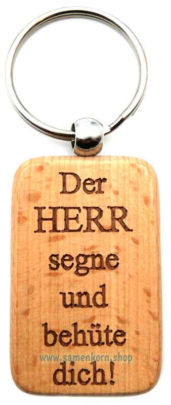 Schlüsselanhänger "Der Herr segne und behüte"