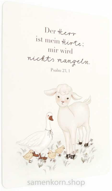 Postkarte - Psalm 23,1 - TS