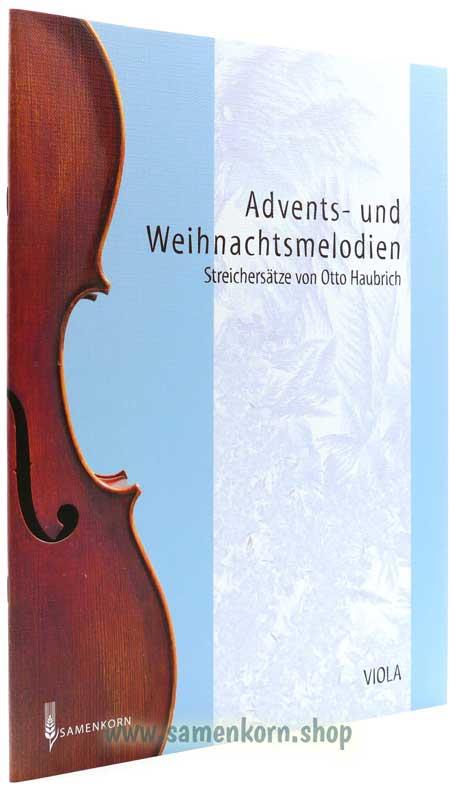 Advents- und Weihnachtsmelodien / Stimmenauszüge Viola