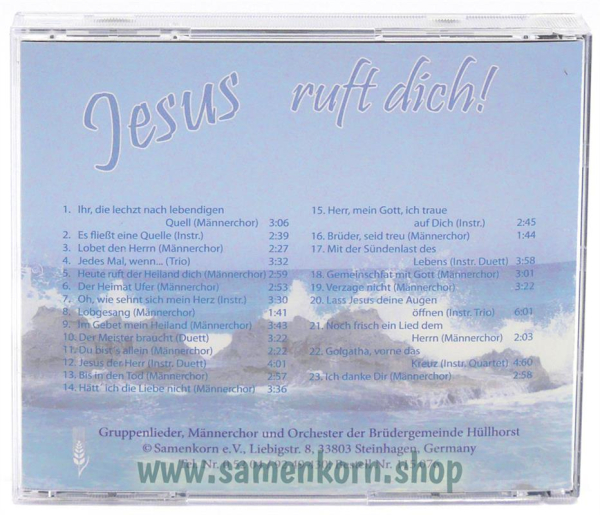 Jesus Ruft Dich / CD | Samenkorn E.V.